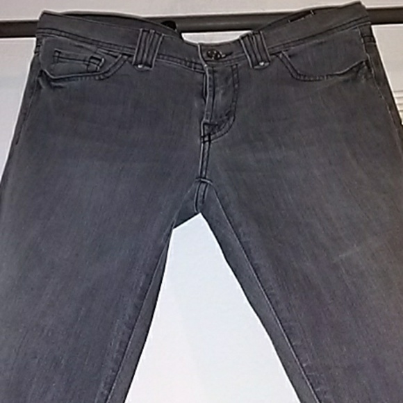 7 FOR ALL MANKIND SZ 28x33.5 GRAY JEANS - Picture 3 of 4